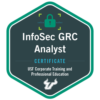 USF InfoSec GRC Analyst Certification Badge